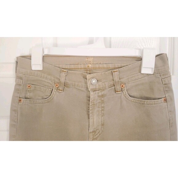 7 for All Mankind Jeans Bootcut  Sz 27 Stretch 29x30.5 Low Rise VGUC - Picture 2 of 8